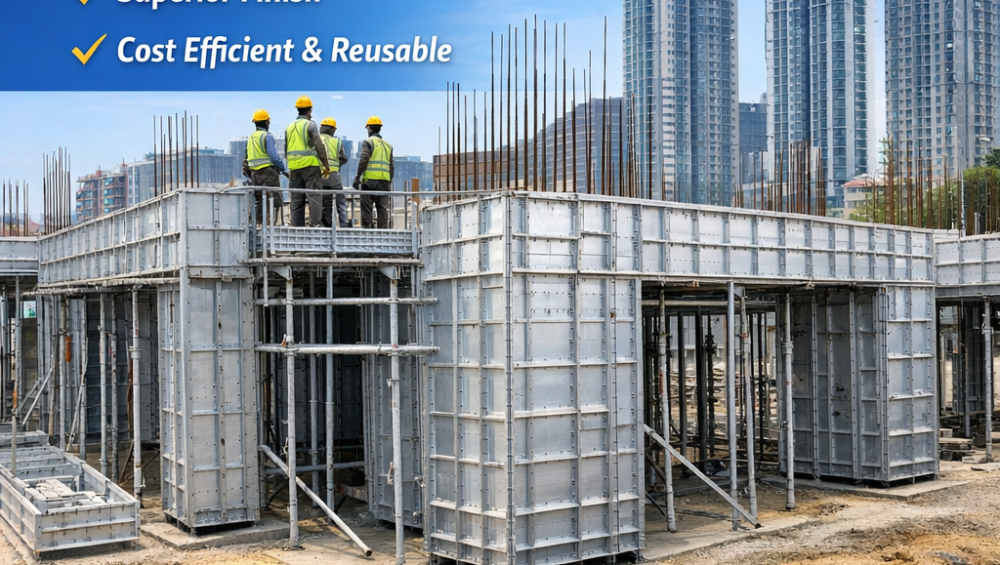 Aluminium Formwork in South India: A Modern Construction Solution